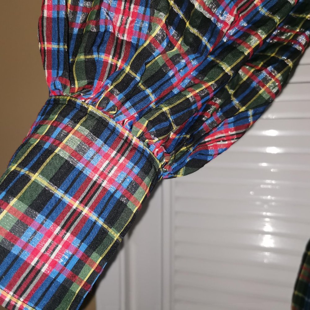 Ganni smocked midi dress SIZE IS EUROPEAN 40 - Picture 10 of 14